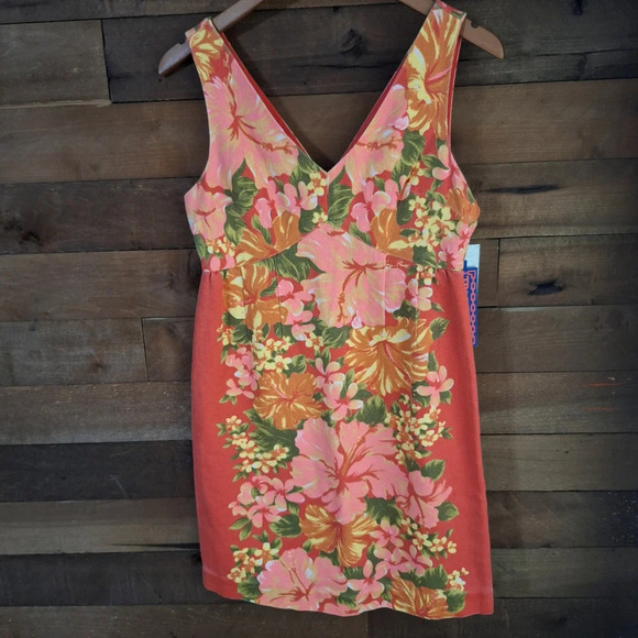 Tracy Feith for Target Hibiscus Floral Dress Size 7 - Picture 1 of 11